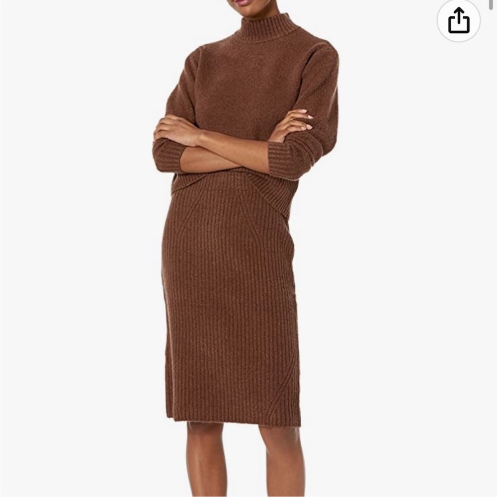 Daily ritual ribbed skirt and sweater set NWT